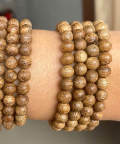 Vòng tay trầm hương tự nhiên 108 hạt - Tốc kiến tự nhiên Việt