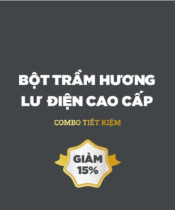 Combo tiết kiệm - Bột trầm - Lư điện xông trầm