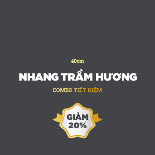 Combo tiết kiệm - Nhang trầm hương 40cm Combotietkiem Nhangtramhuong40cm www.tramhuongvietnam.vn