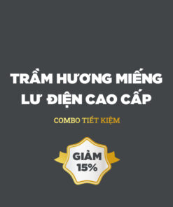 Combo tiết kiệm - Trầm miếng - Lư điện xông trầm