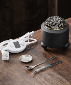 Lư Xông Trầm Điện Cao Cấp Nắp Cổ