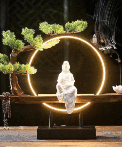 Thác khói bồ tát tọa thiền đèn led cao cấp loại 1